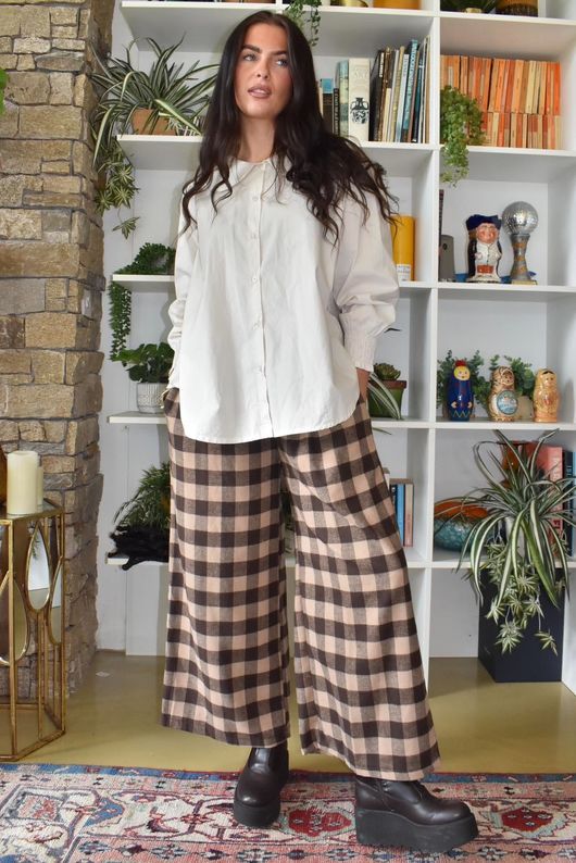 Paloma Tela Peter Pan Blouse Calico